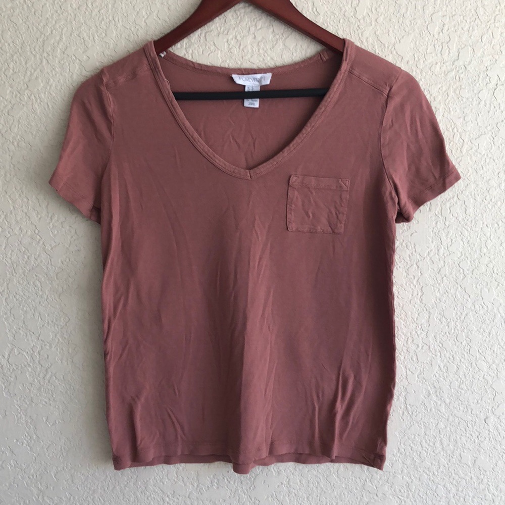 F21 V-Neck T-Shirt
